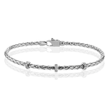Bangle in 18k Gold with Diamonds