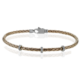 Bangle in 18k Gold with Diamonds