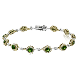 Color Bracelet in 18k Gold with Diamonds