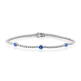 Color Bracelet in 18k Gold with Diamonds