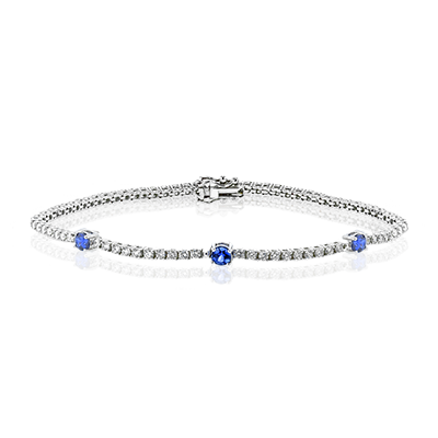 Color Bracelet in 18k Gold with Diamonds