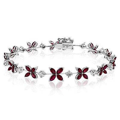 Color Bracelet in 18k Gold with Diamonds