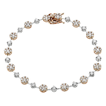 Bracelet in 18k Gold with Diamonds