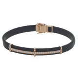 Gent Bracelet in 14k Gold with Diamonds