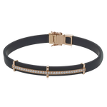 Gent Bracelet in 14k Gold with Diamonds