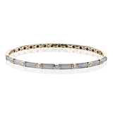 Bangle in 18k Gold with Diamonds