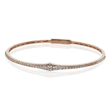 Bangle in 18k Gold with Diamonds