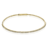 Bangle in 18k Gold with Diamonds