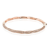 Bangle in 18k Gold with Diamonds