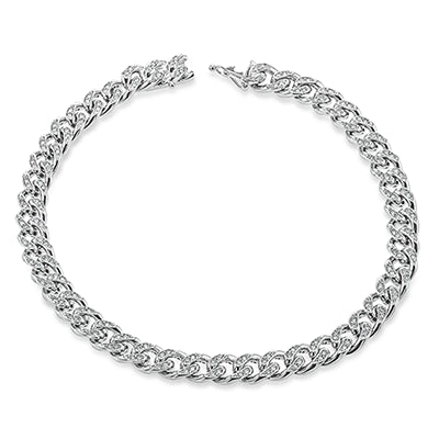 Gent Bracelet in 14k Gold with Diamonds