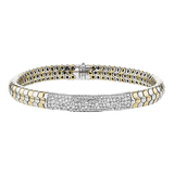 Gent Bracelet in 14k Gold with Diamonds