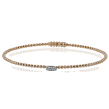 Bangle in 18k Gold with Diamonds