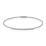 Bangle in 18k Gold with Diamonds