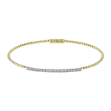 Bangle in 18k Gold with Diamonds