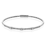 Bangle in 18k Gold with Diamonds