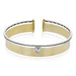 Bangle in 18k Gold with Diamonds