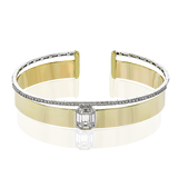 Bangle in 18k Gold with Diamonds
