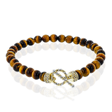 Gent Bracelet in 14k Gold with Diamonds