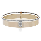 Bangle in 18k Gold with Diamonds