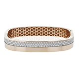 Bangle in 18k Gold with Diamonds