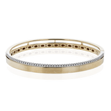 Bangle in 18k Gold with Diamonds