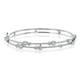 Bangle in 18k Gold with Diamonds