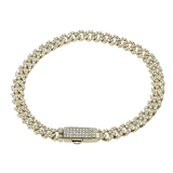 Bracelet in 14k Gold with Diamonds