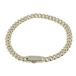 Bracelet in 14k Gold with Diamonds