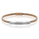 Bangle in 18k Gold with Diamonds