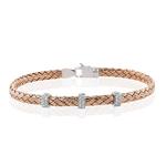 Bangle in 18k Gold with Diamonds