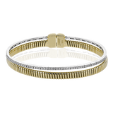 Bangle in 18k Gold with Diamonds