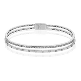 Bangle in 18k Gold with Diamonds