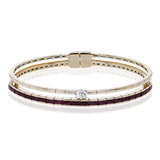 Color Bangle in 18k Gold