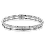 Bangle in 18k Gold with Diamonds