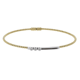 Bangle in 18k Gold with Diamonds