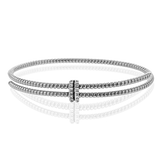 Bangle in 18k Gold with Diamonds