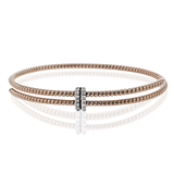 Bangle in 18k Gold with Diamonds