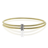 Bangle in 18k Gold with Diamonds