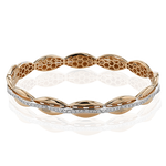 Bangle in 18k Gold with Diamonds