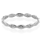 Bangle in 18k Gold with Diamonds