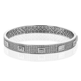 Bangle in 18k Gold with Diamonds