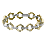 Bracelet in 18k Gold with Diamonds