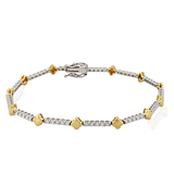 Bracelet in 18k Gold with Diamonds