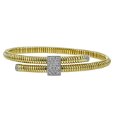 Bangle in 18k Gold with Diamonds