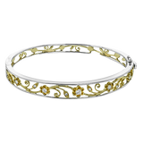 Bangle in 18k Gold with Diamonds