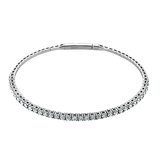 Bangle in 18k Gold with Diamonds