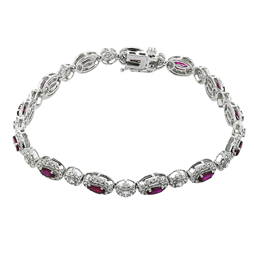Color Bracelet in 18k Gold with Diamonds