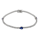 Color Bracelet in 18k Gold with Diamonds