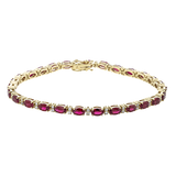 Color Bracelet in 18k Gold with Diamonds