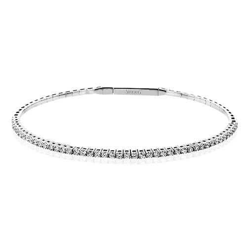 Bangle in 18k Gold with Diamonds